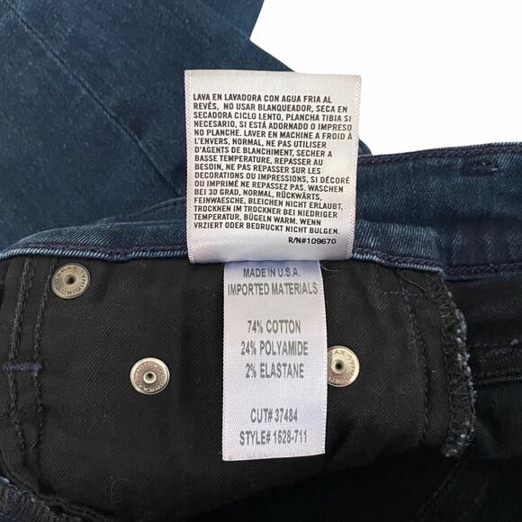 Citizens of Humanity Rocket High Rise Skinny Jeans Blue Size 24 - Picture 8 of 9